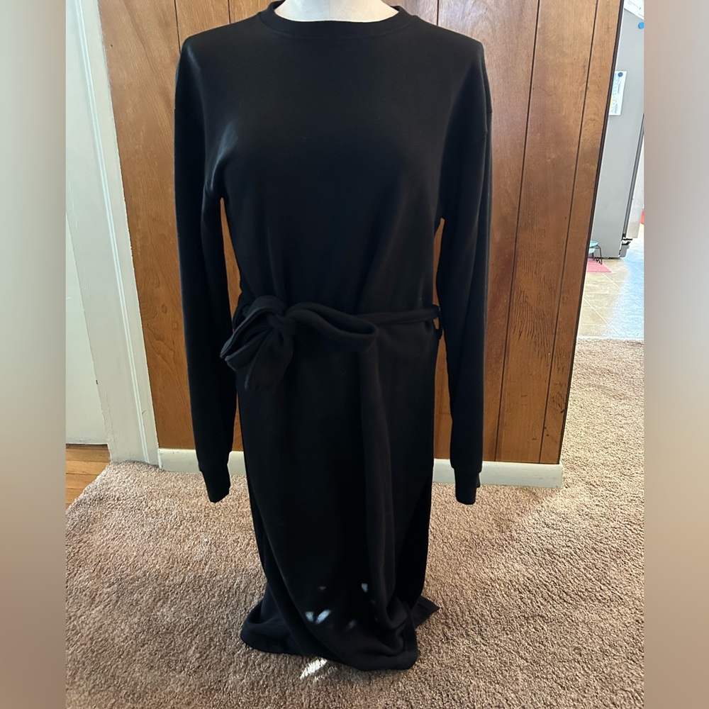 Missguided Black Maxi Sweater Dress